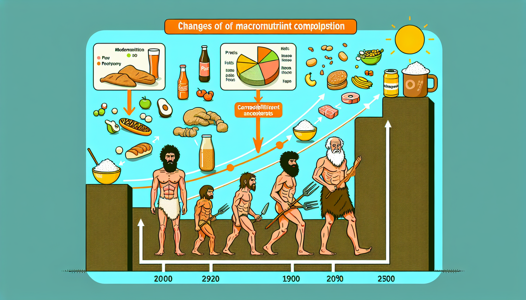 Moderne Diäten oft kalorienreicher, nährstoffärmer - Wie hat sich die Makronährstoffzusammensetzung in der Ernährung des modernen Menschen im Vergleich zu der unserer paläolithischen Vorfahren verändert?